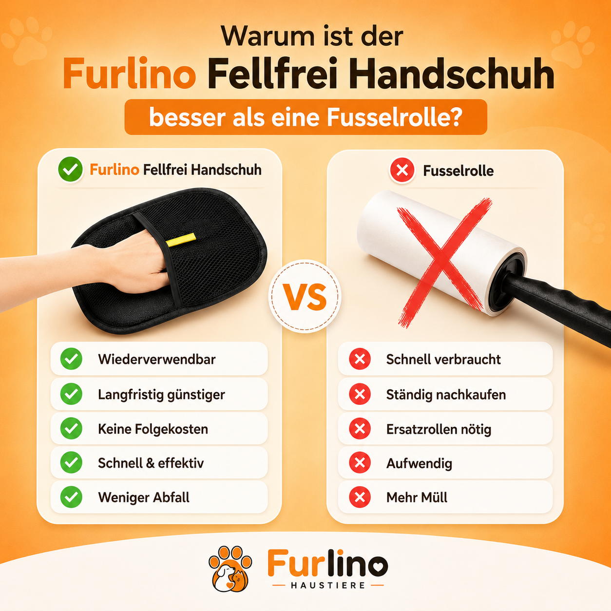 Furlino Fellfrei Handschuh